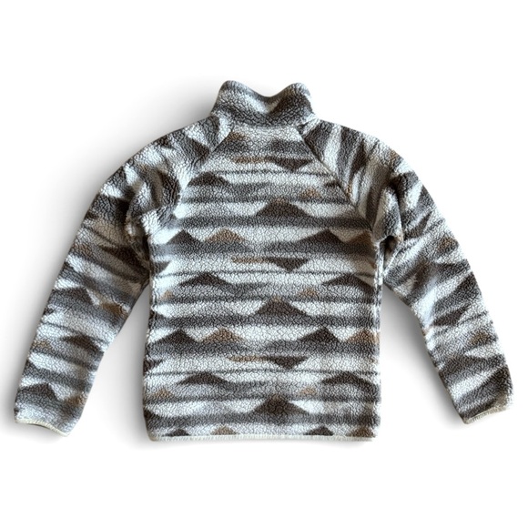 Columbia West Bend Sherpa Full Zip Fleece Jacket Outdoor Layer Aztec Print XS - Picture 4 of 7